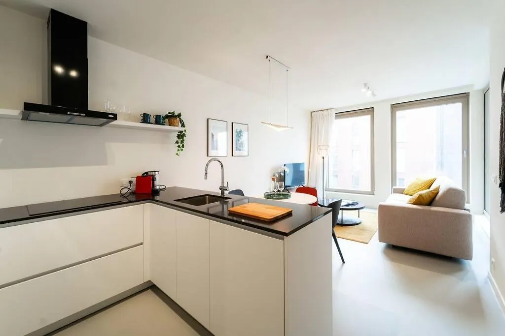 Beautiful 1Br Apartment In Antwerp 0*,